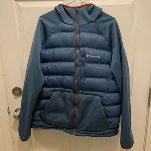 Men's Blue Columbia Puffer